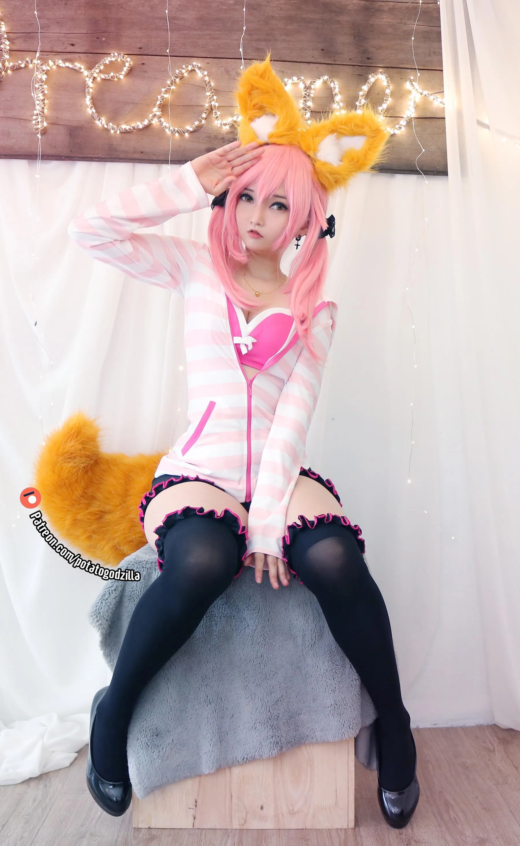 Potato Godzilla – NO.76 Tamamo School Uniform [50P]插图5